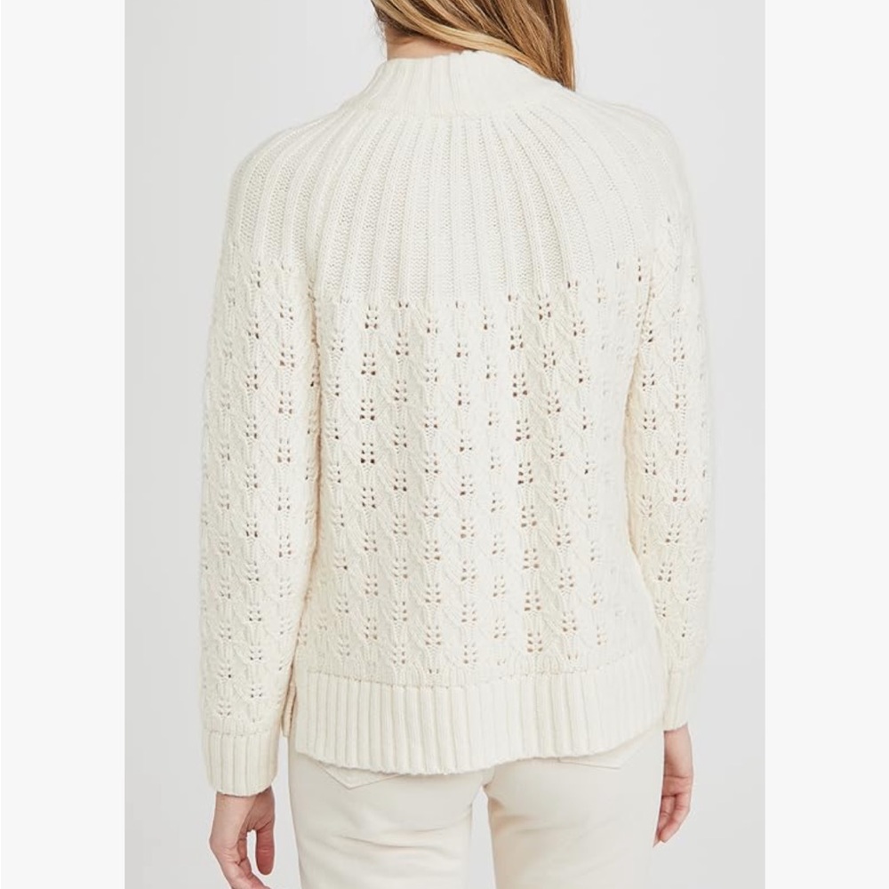 Madewell Stitch Mix Mock Neck Sweater - Picture 12 of 14
